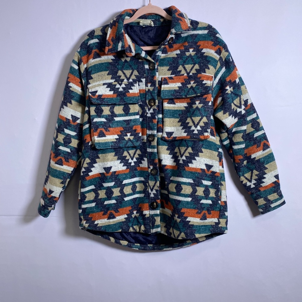 Patterned Multicolor Women's Blazer - image 1